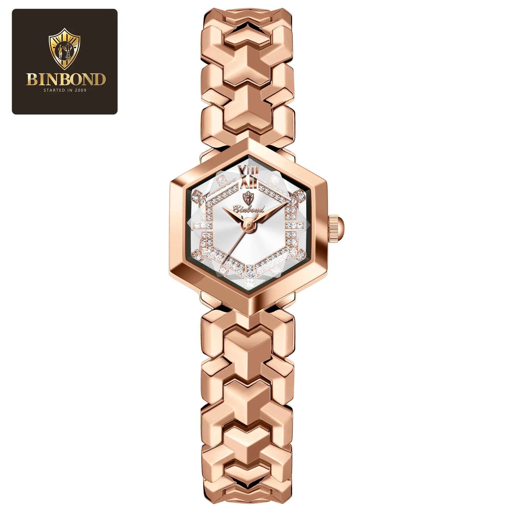 BINBOND שעון נשים אלגנטי אופנתי מבית
