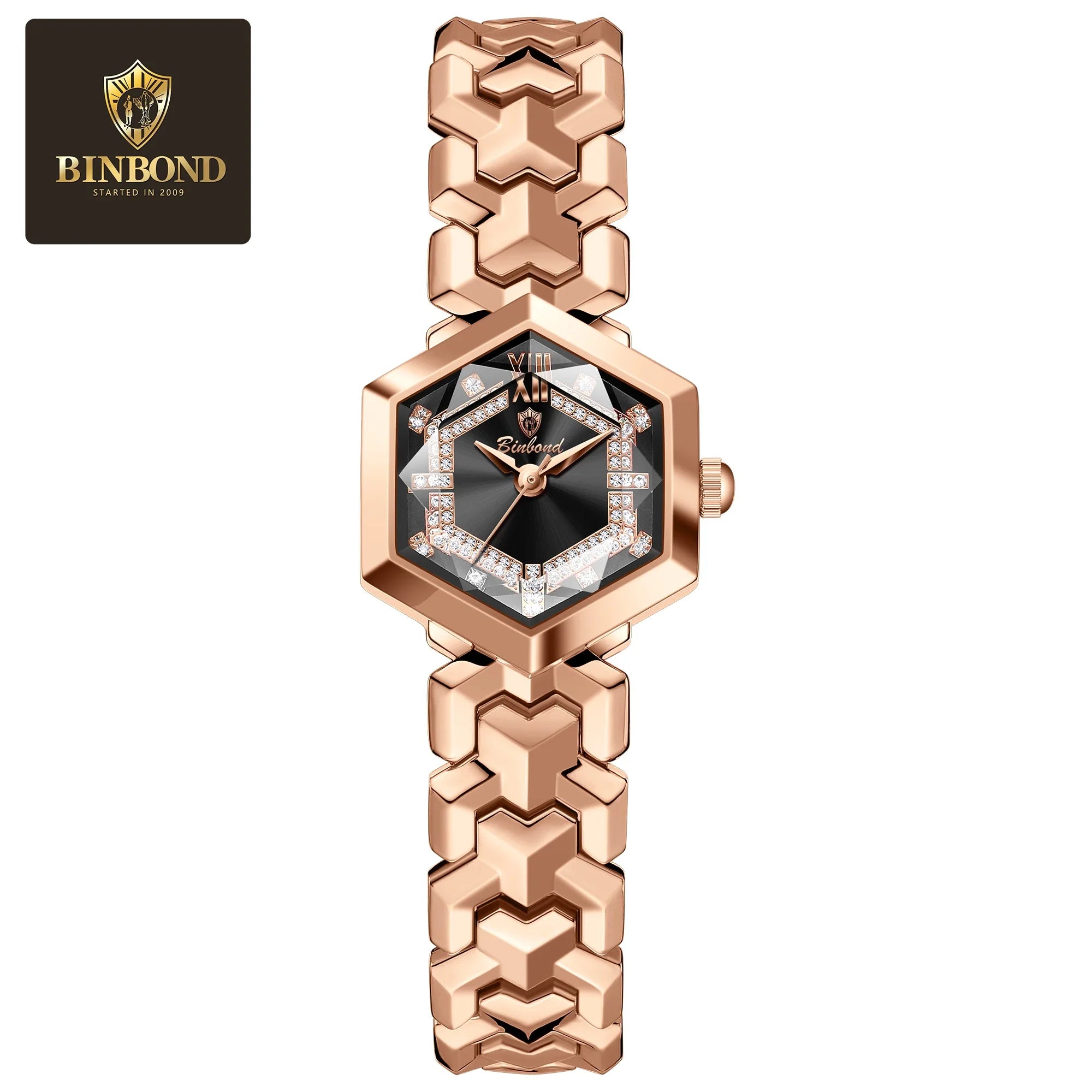 BINBOND שעון נשים אלגנטי אופנתי מבית