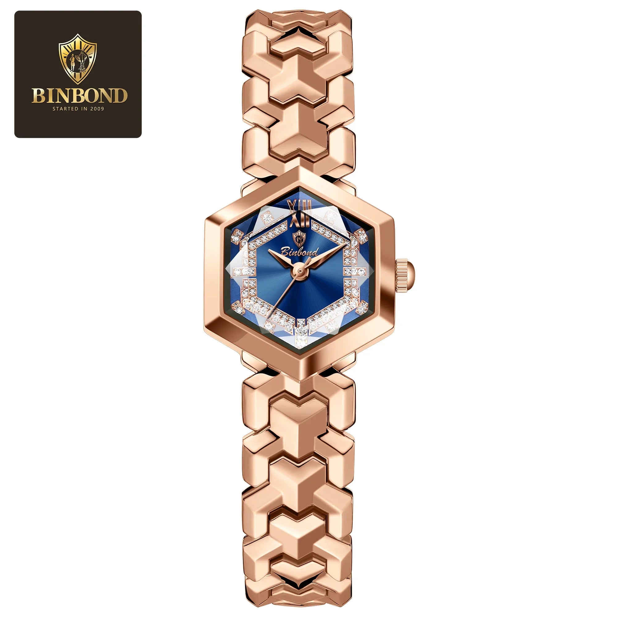 BINBOND שעון נשים אלגנטי אופנתי מבית