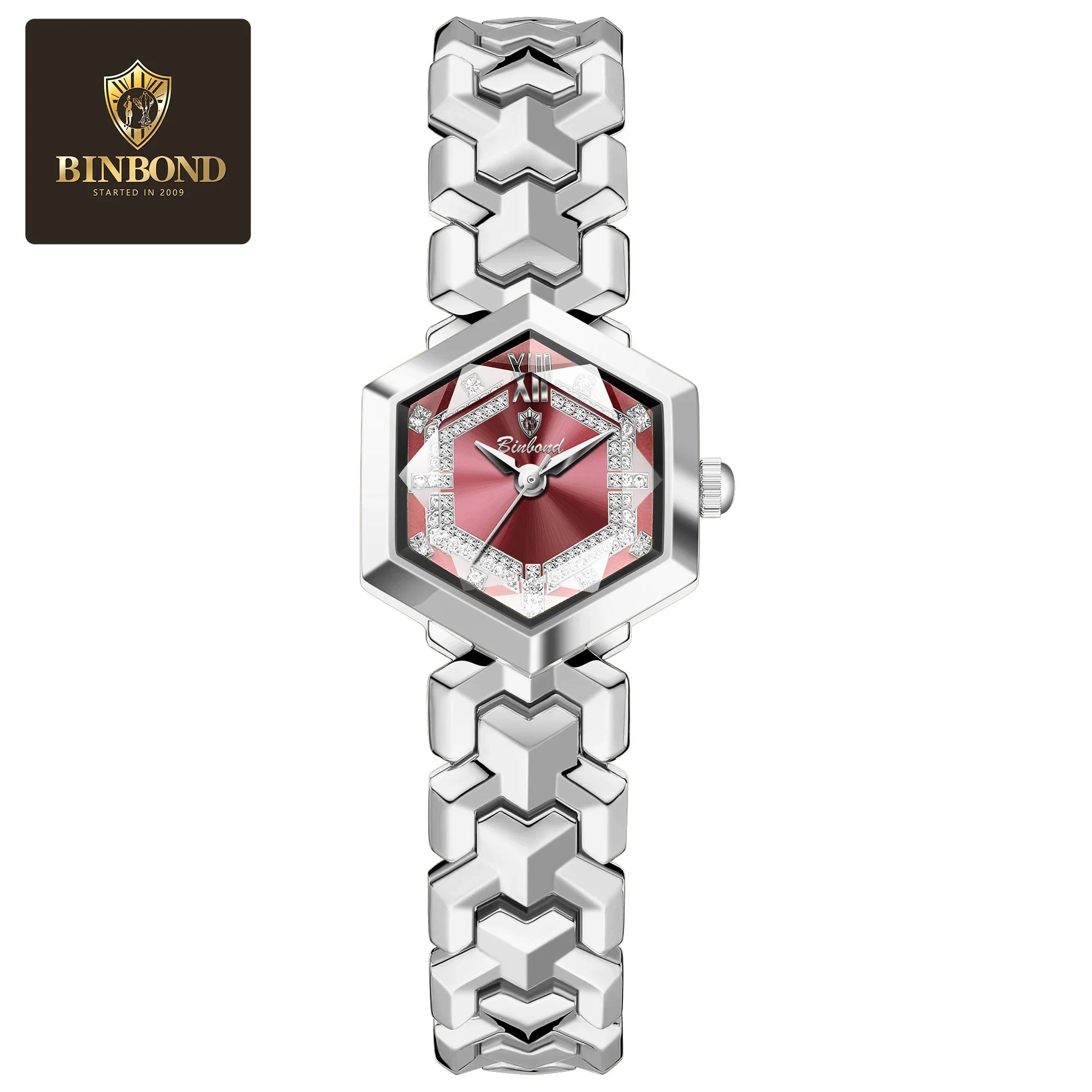 BINBOND שעון נשים אלגנטי אופנתי מבית