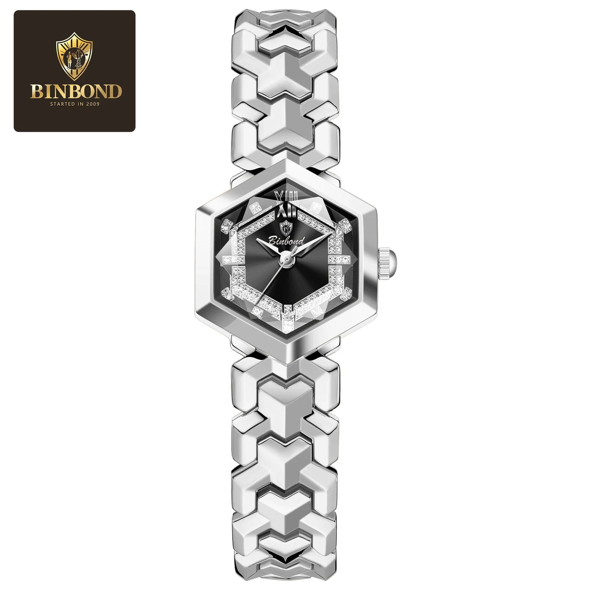 BINBOND שעון נשים אלגנטי אופנתי מבית