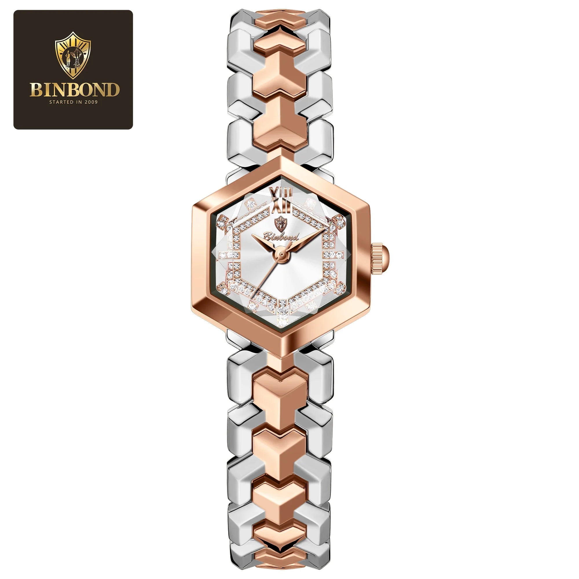 BINBOND שעון נשים אלגנטי אופנתי מבית