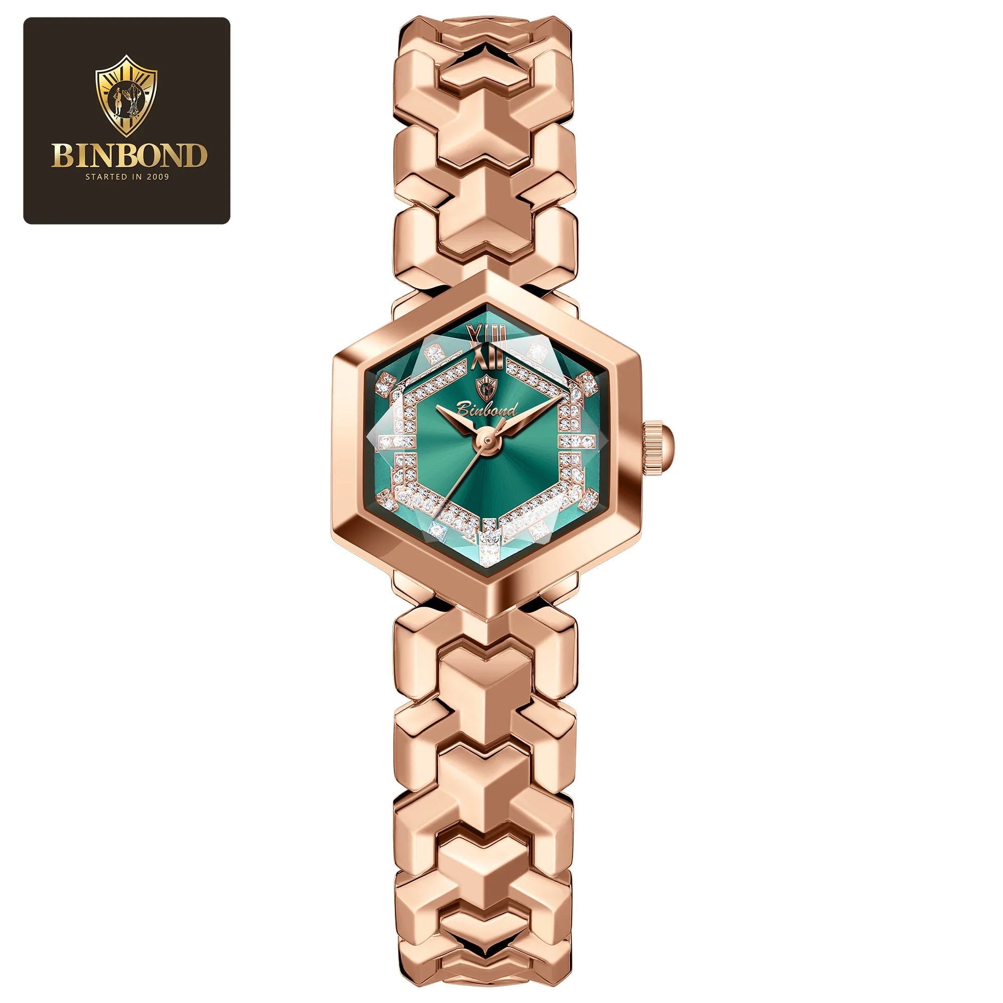 BINBOND שעון נשים אלגנטי אופנתי מבית