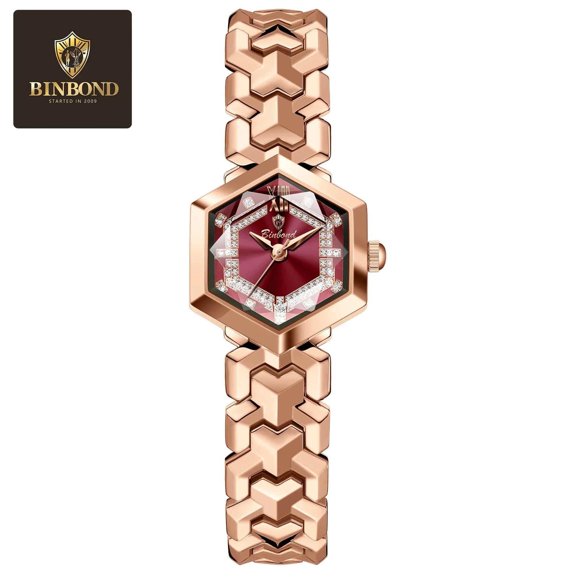 BINBOND שעון נשים אלגנטי אופנתי מבית