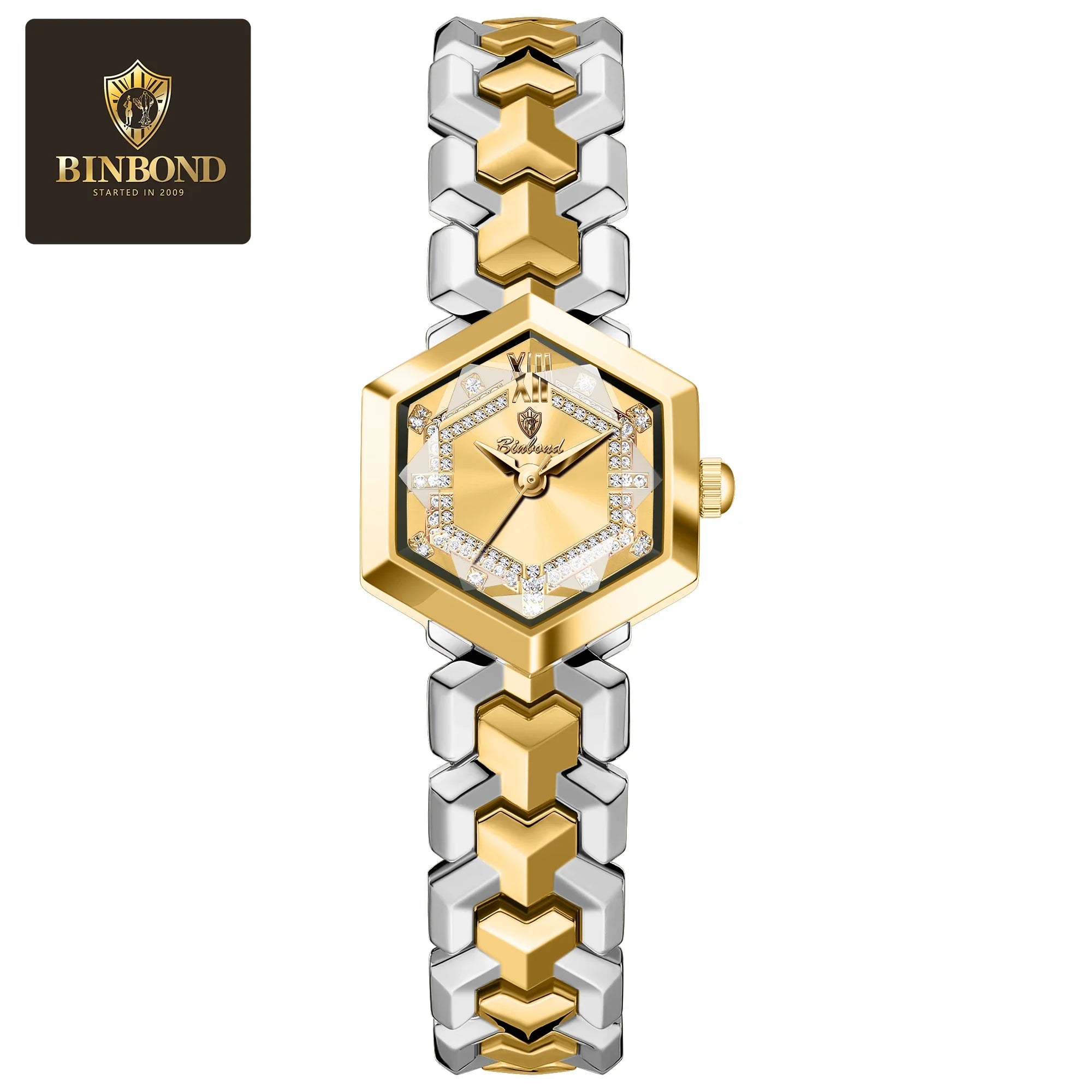 BINBOND שעון נשים אלגנטי אופנתי מבית