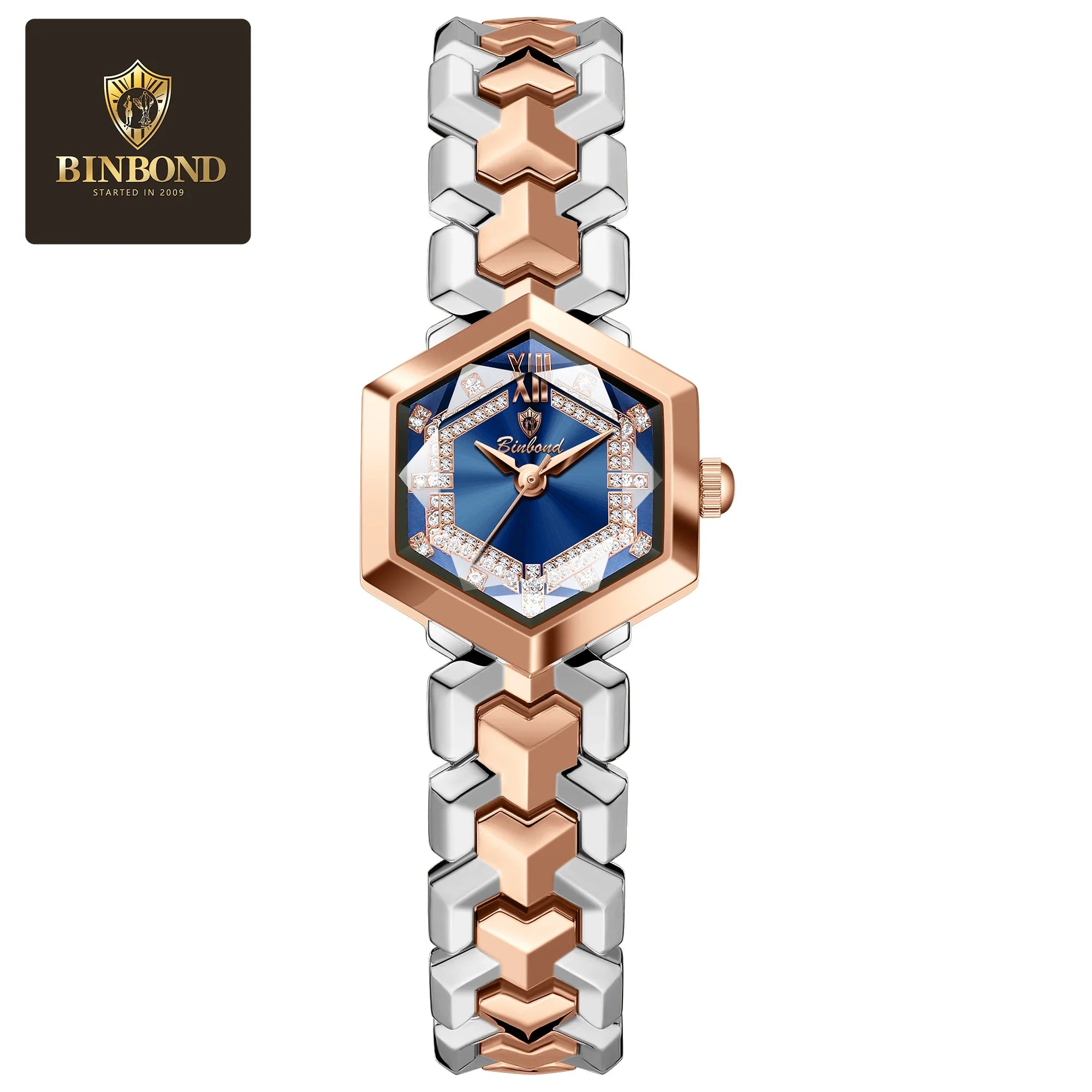 BINBOND שעון נשים אלגנטי אופנתי מבית