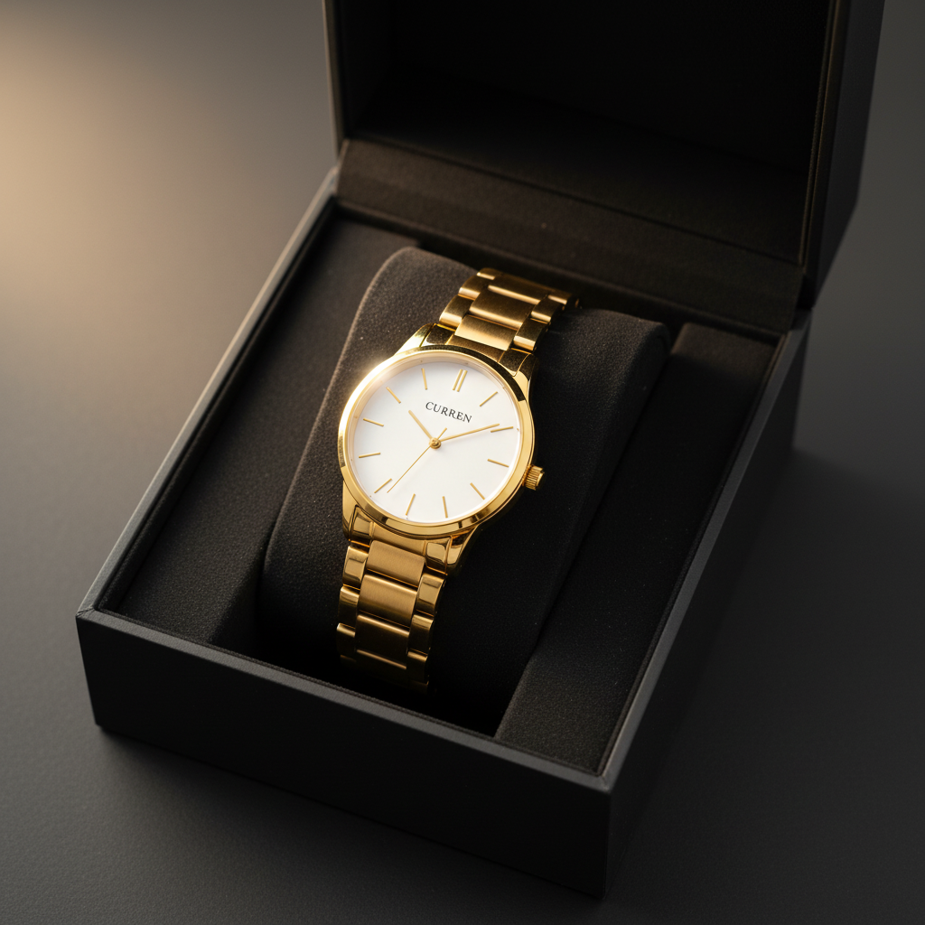 Curren Gold Classic | שעון קורן זהב קלאסי|