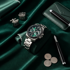 Curren Green Chronograph | שעון קורן ירוק כרונוגרף |