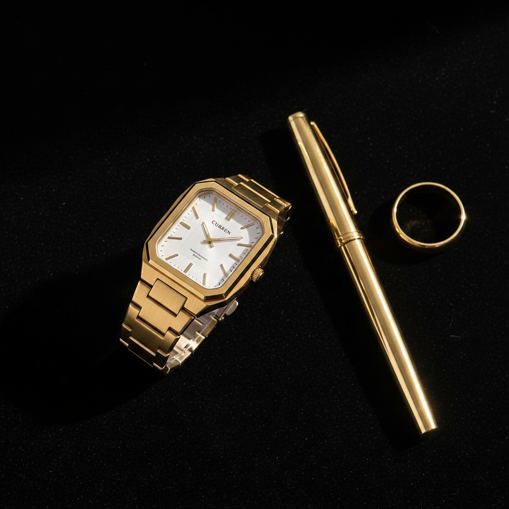 Curren Gold Classic | שעון קורן זהב קלאסי|