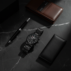 Curren Black Chronograph | שעון קורן שחור כרונוגרף |