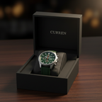 Curren Green Chronograph | שעון קורן ירוק כרונוגרף |