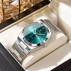 POEDAGAR Luxury Men's Watch - Green Dial